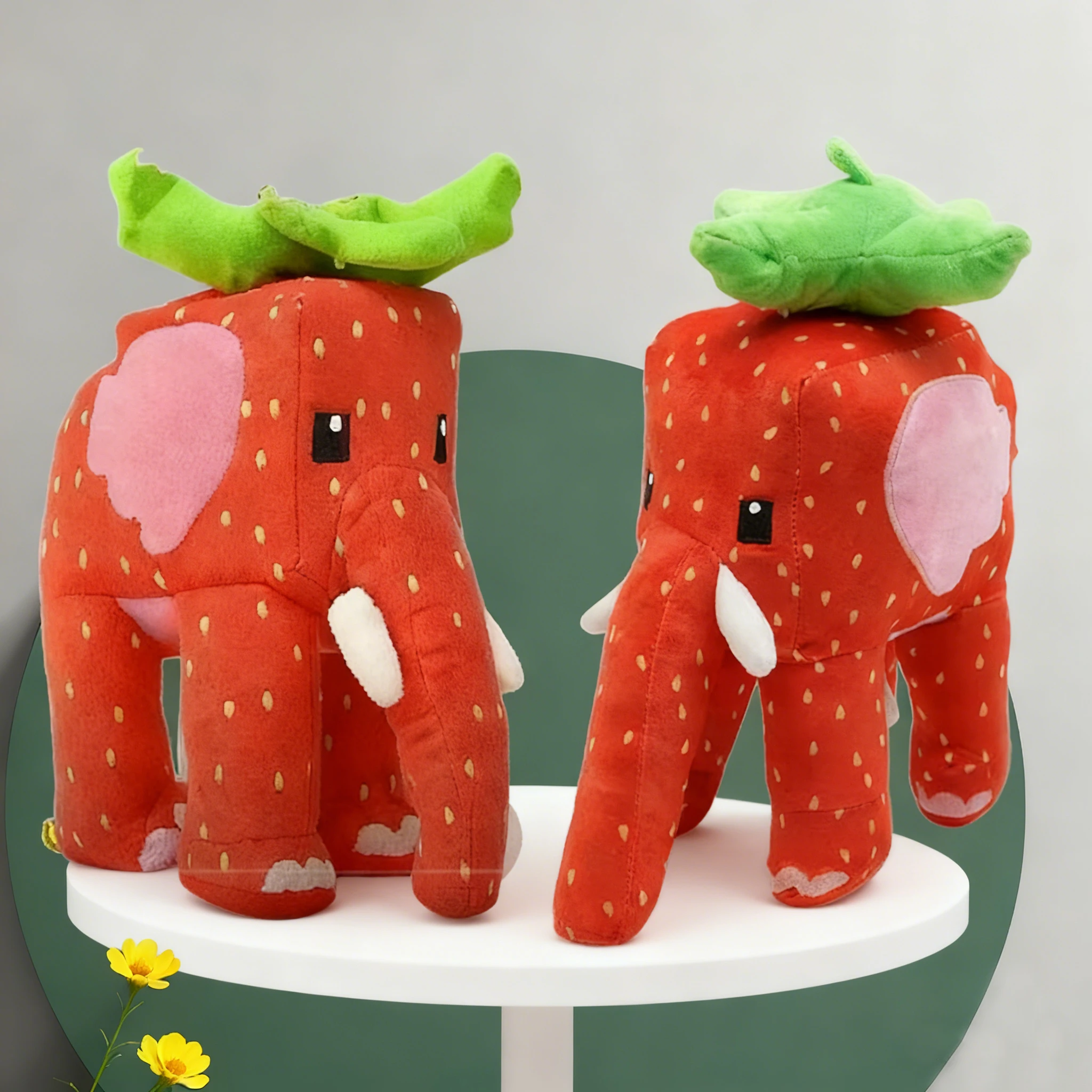 Steel a Brainrot jeu en peluche jeu jouets périphériques fraise éléphant maison 9 poupée mignon doux en peluche jouet cadeau pour enfants