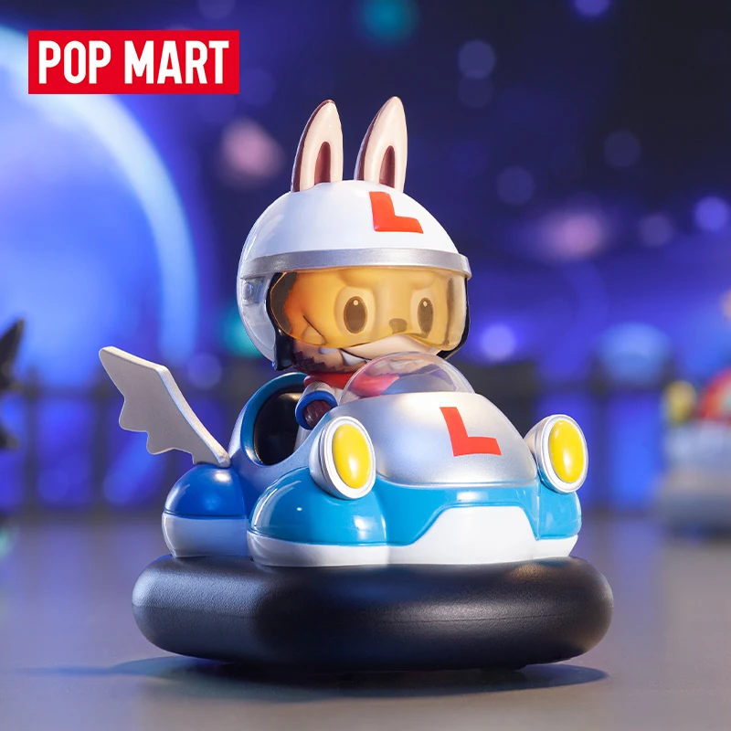 Pop Mart Popcar Park Bumper Car Series Labubu Molly Skullpanda Car Blind Box Guess Bag Toys Doll Cute Anime Figure Ornaments