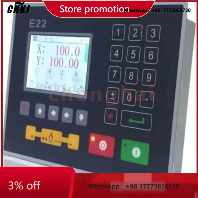 

CHKJ-2025NEWTorsion bar Estun E22 2 Axis Sheet Metal Steel Hydraulic Press Brake Bending Machine CNC Controller