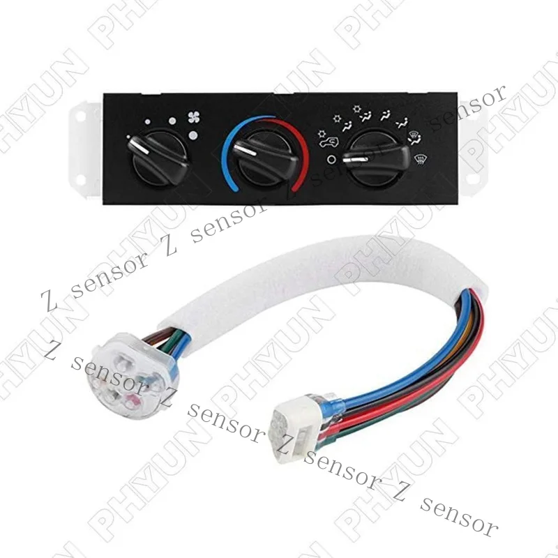 HVAC A/C Heater Control Panel w/Blower Switch+Wire For Jeep Wrangler 55037473AB
