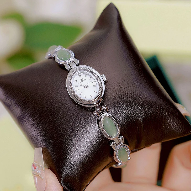 Women Bracelet Watches For Ladies Wrist Watches 2025 Top Brand Luxury relogio feminino Gold Oval Rhinestone dropshipping Fashion
