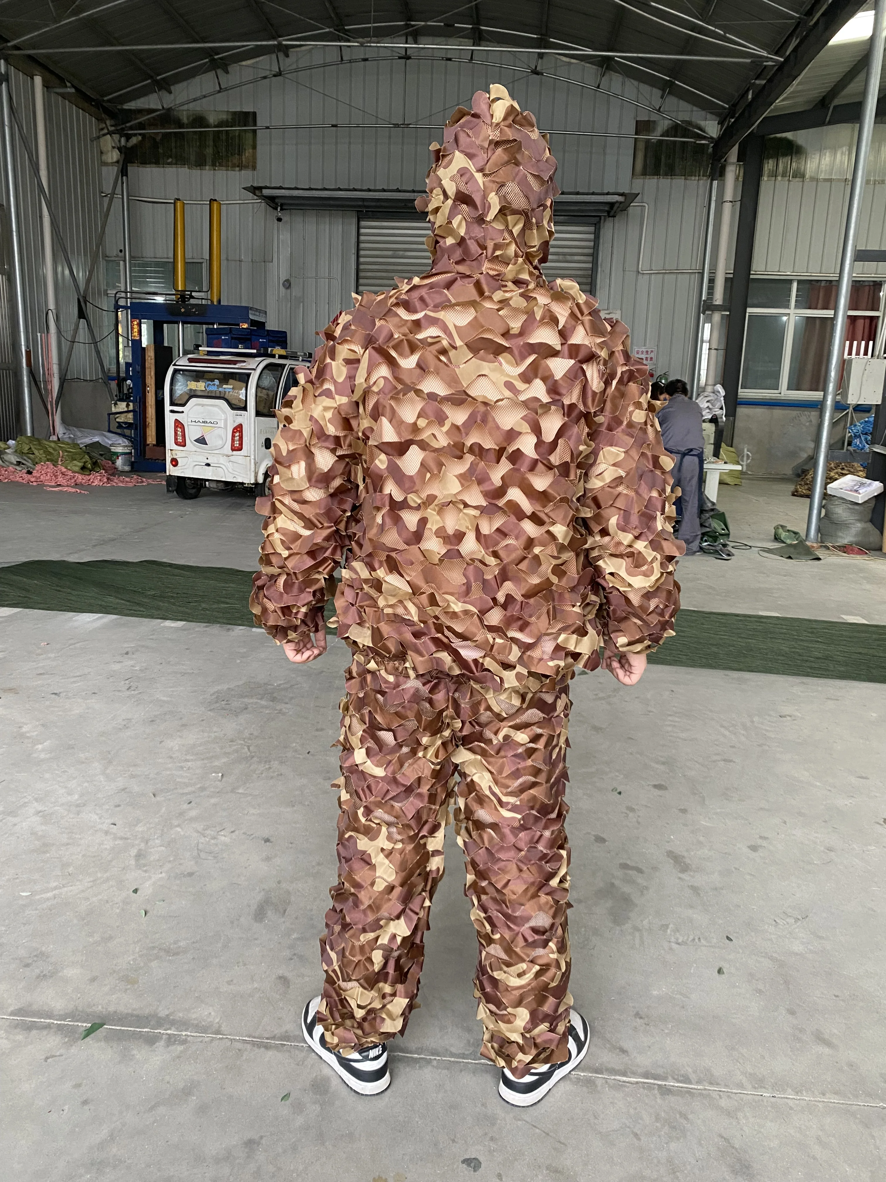 3D Mesh Camouflage Ghillie Suit Summer Desert Digital Lightweight Camo Training Hunting Suit