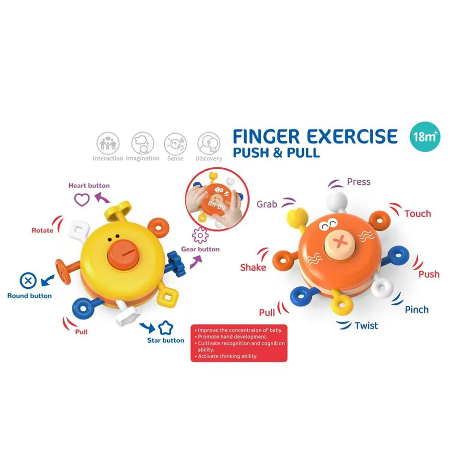 Neugeborenen Neue Spaß Baby Finger Übung Spiel Baby Rasseln Mobiles Hängen Glocke Frühen Bildung Spielzeug 0-24 Monate Für kinder Geschenke