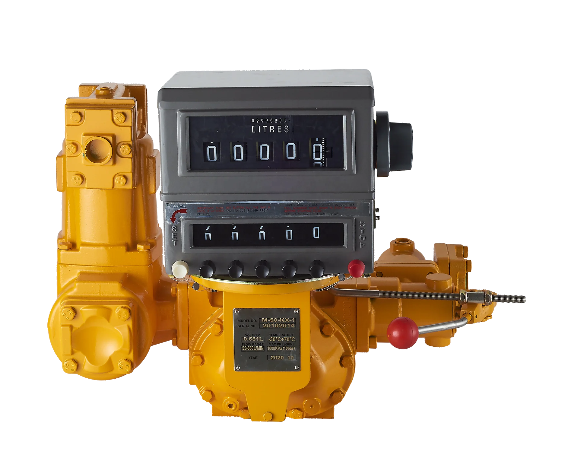 Preset PD Flow Meter Lc M-50-KX-1 Bulk Flow Meter Petroleum,   Tank Truck Stock Terminal