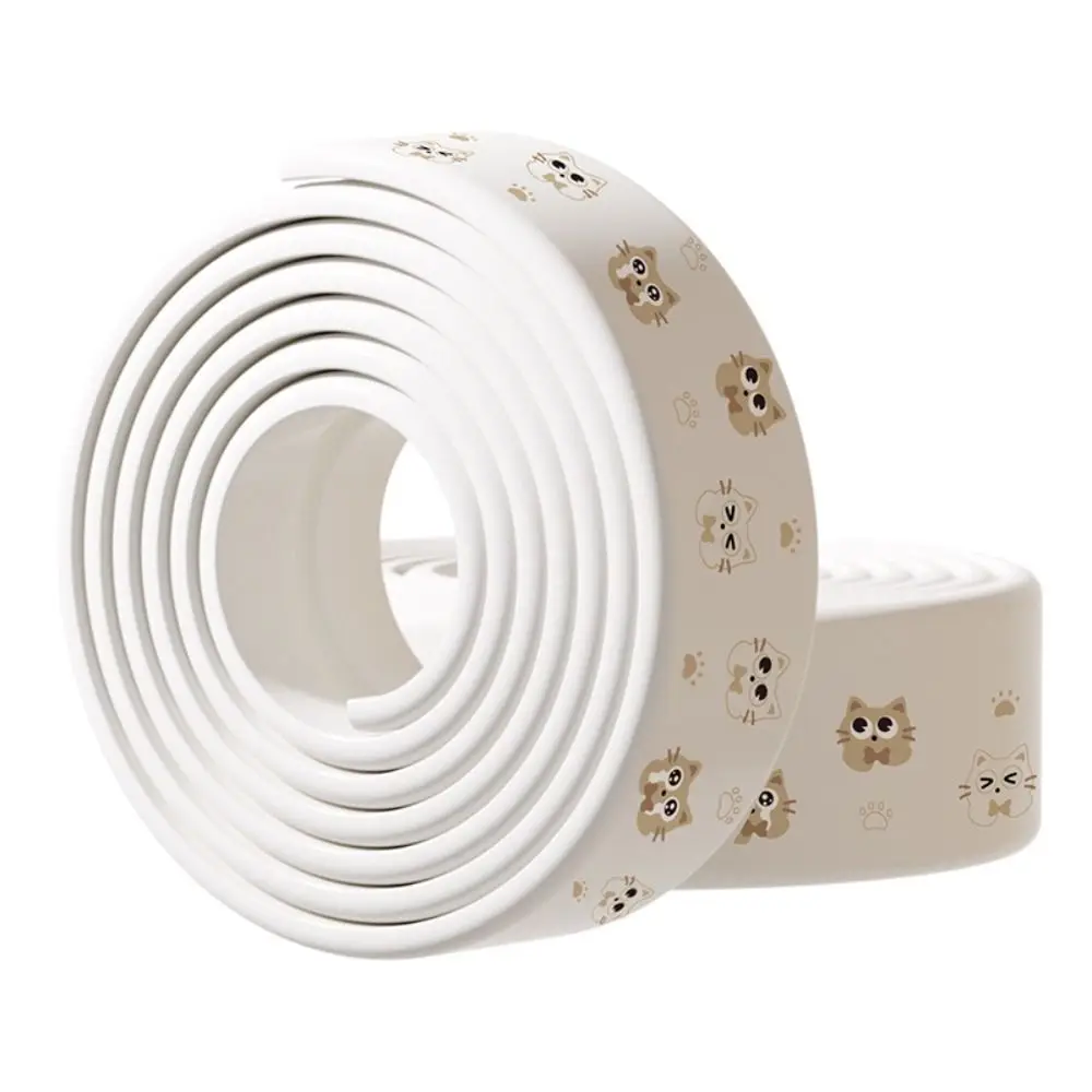 

2m Desk Edge Guard Strip Safety Self Adhesive Anti Collision Cushion Soft PVC Wall Corner Protector for Table Corner Window