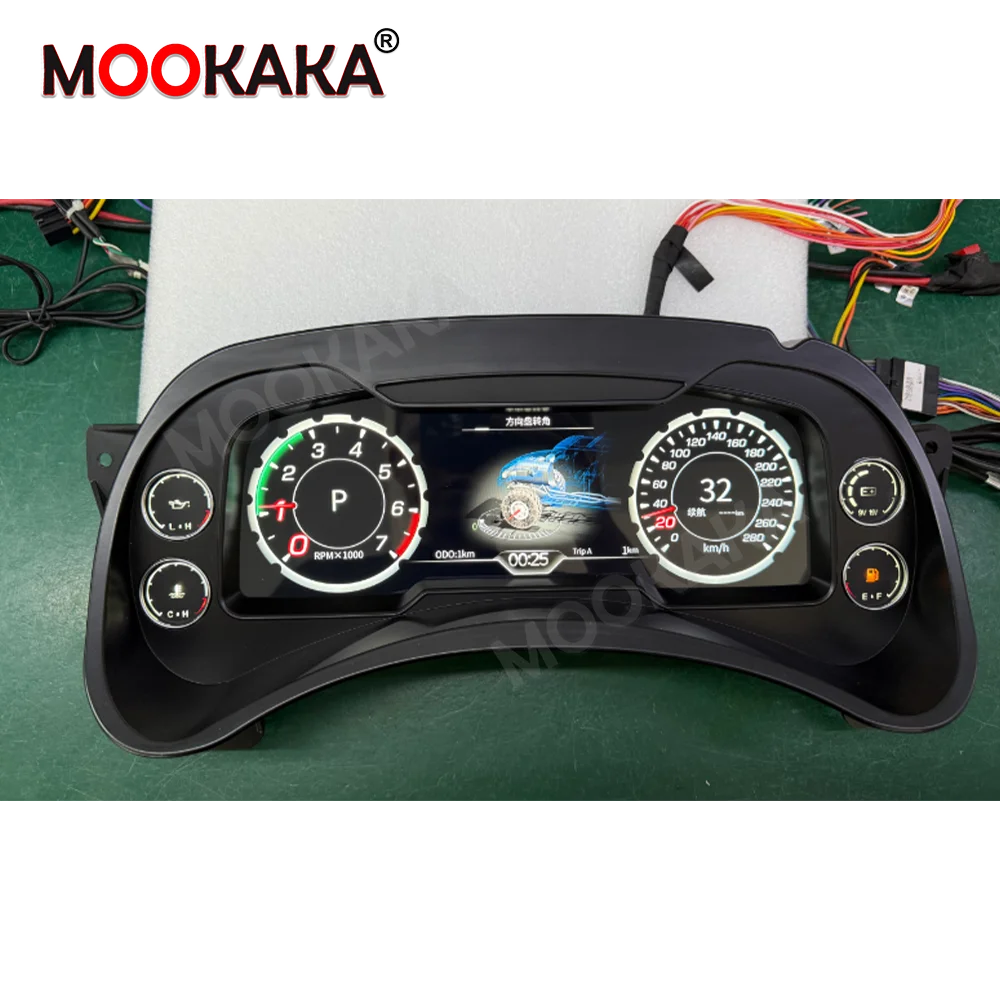2Din Auto Digital Instrument Cluster For Cadillac Escalade 2001-2007 Car Meter Dashboard Odometer Speedometer Virtual Cockpit