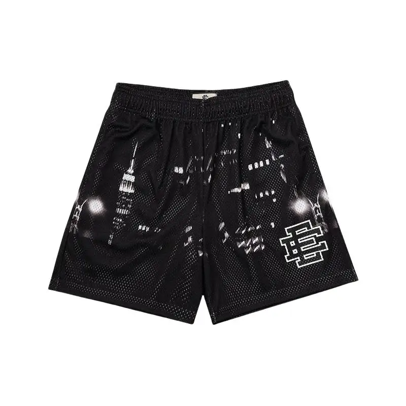 Eric Emanuel Summer Men Shorts Casual Shorts Fitness Exercise Beach Shorts Breathable Mesh Shorts Jogger Men's EE shorts