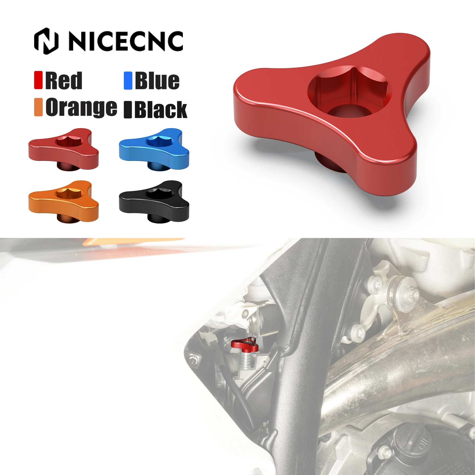 

For 2024 GasGas EC300 EC250 EC 250 300 MC 125 MC 250 NICECNC Motorcycle TPS Idle Knob Adjuster Save Effort Aluminum Idle Screw