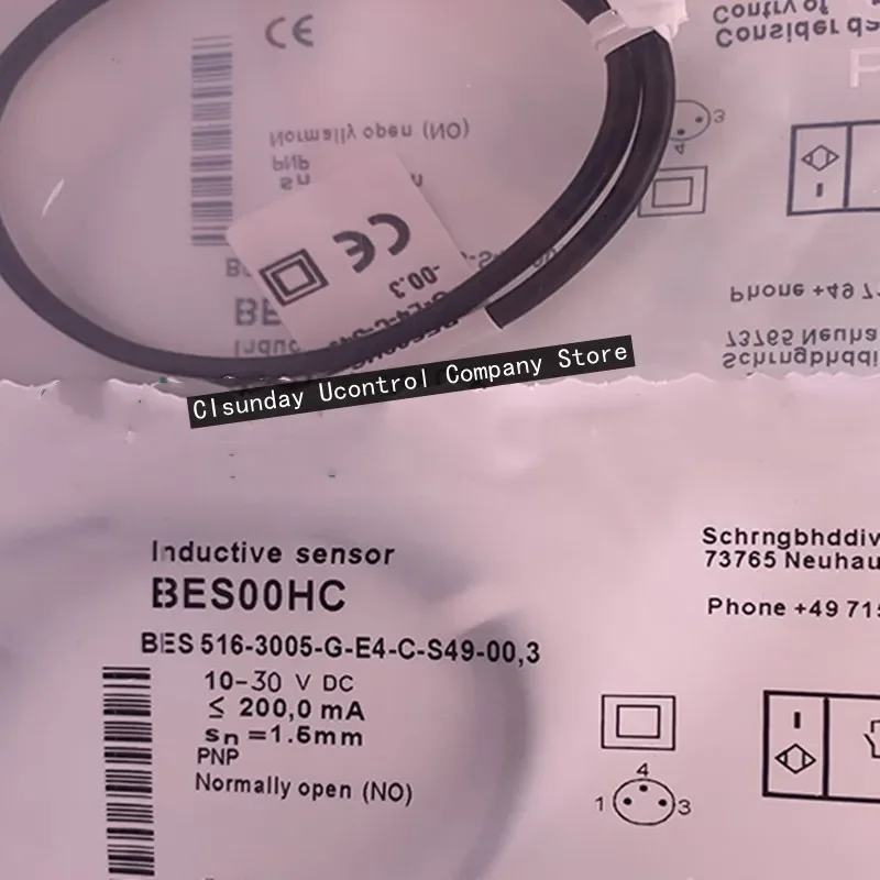 

2 шт. новый бесконтактный переключатель BES 516-3005-G-E4-C-S49-00.3 BES 516-3005-G-E4-C-S49
