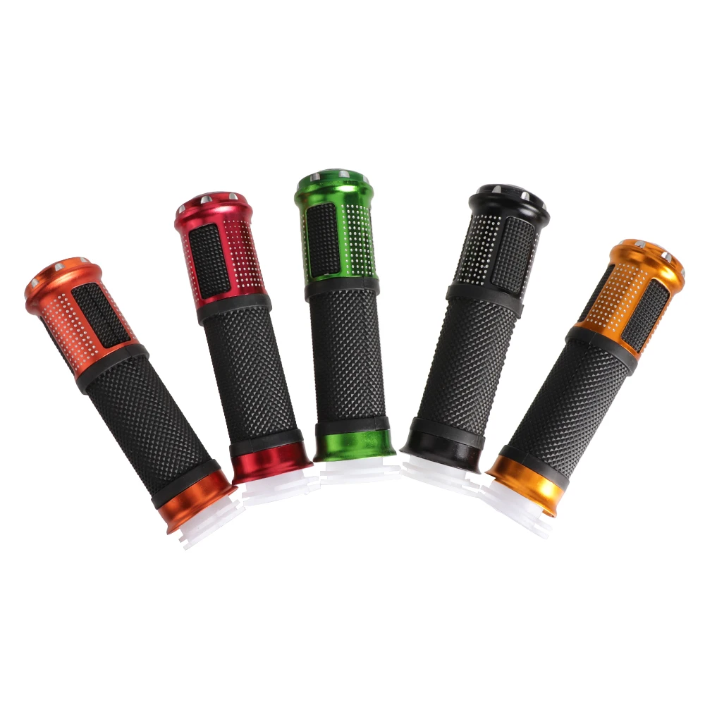 1 Pair Motorcycle Scooter Universal 22mm throttle Grip handle Handlebar Modified Handlebar Throttle Turn Grip Settle Grips Parts