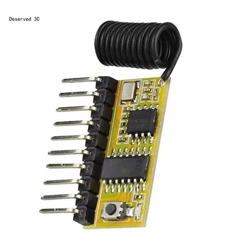 8-Channel 433Mhz ASK Wireless Receiving Module Multifunctional Superheterodyne Decoding Module 8CH for Home Automation