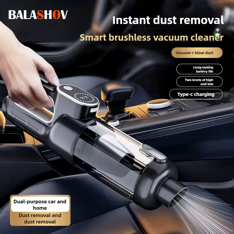 Portable Vacuum Cleaner Wireless Multifunctional Brushless Vacuum Cleaner for Home and Car Mini High Power Car Dust Blower