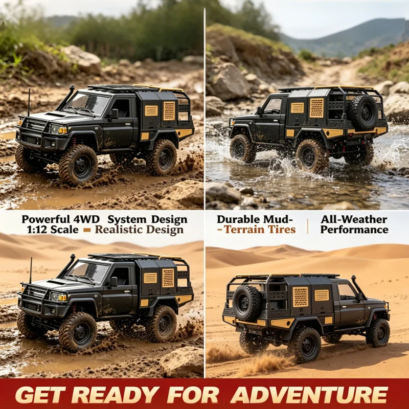 MN82S RC Crawler 1/12, camionn - Dirt Brush Interior avis et prix