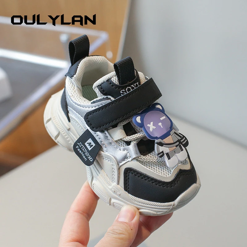 1-6-year-old Girl's Walking Shoes Baby Sports Shoes Mesh Breathable Casual Sneakers Boys Children's Trend Shoe Size 21-30