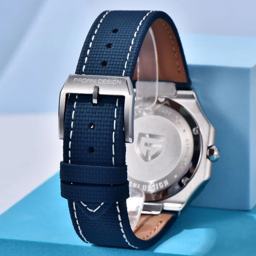 Neue PAGANI DESIGN Quadratische Herren-Quarzuhr, Top-Luxus, Sport, wasserdicht, Saphir-Edelstahl, Business-Herrenuhr