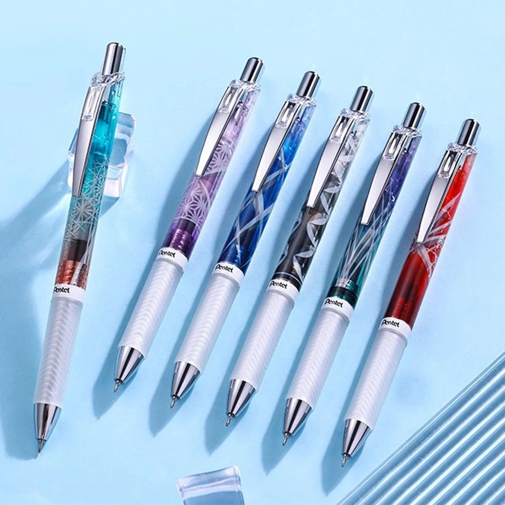 

Pentel BLN75ED Energel Gel Pen 0.5mm Black Quick Dry Smudge-Proof Ball Pen for Exams Office School Stationery Art Supplies Japan