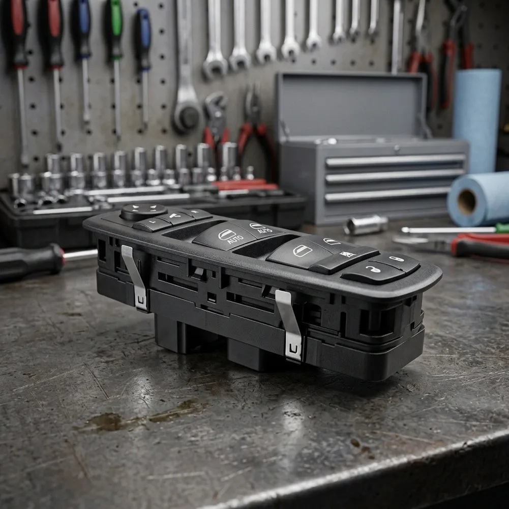Auto Window Regulator Power Window Switch For Daily Vehicle Operation Wearproof Plastic Construction 12-prong Terminal Design
