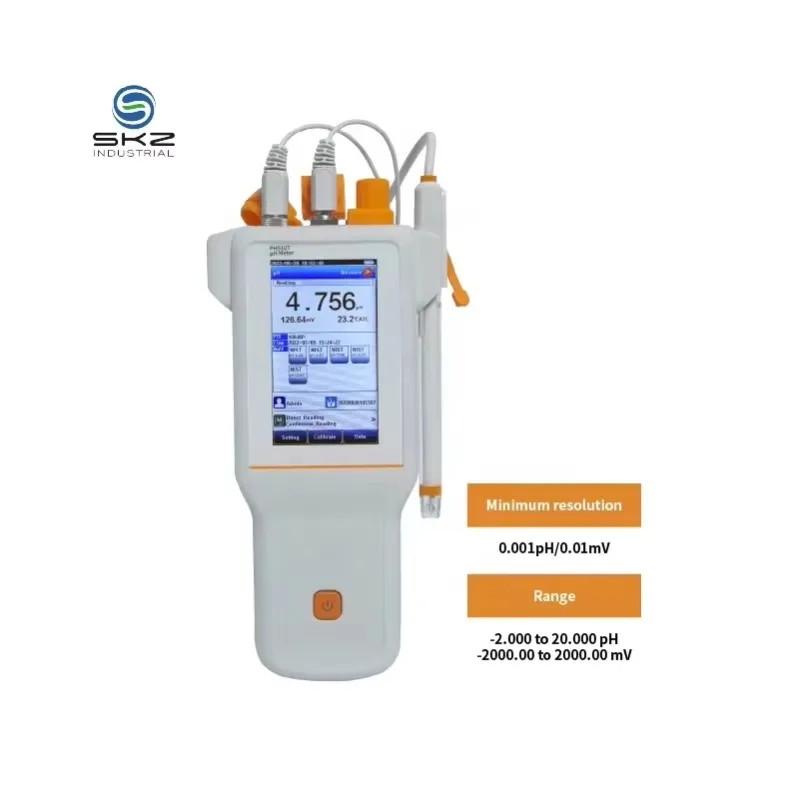 

PH510T Portable Multi-parameter Analyzer PH/EC/ISE/DO/Temp. MV/ORP/pX/ Resistivity/TDS/Sal. / DO Saturation