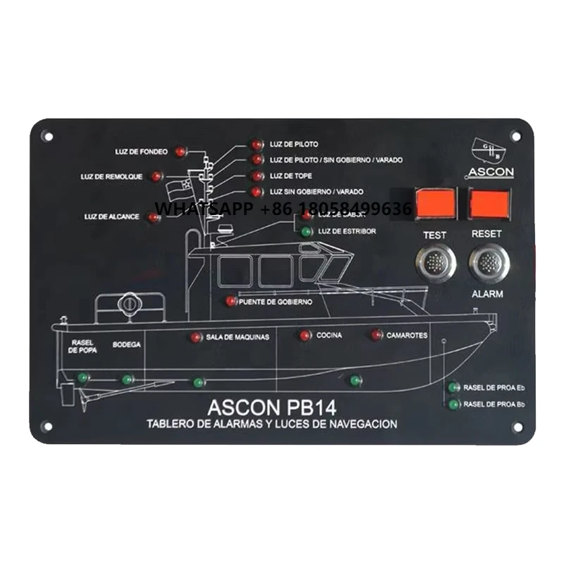 

Genuine Marine Boat Yacht Ship Car Caravan Customized Alarm Monitoring Control Panel