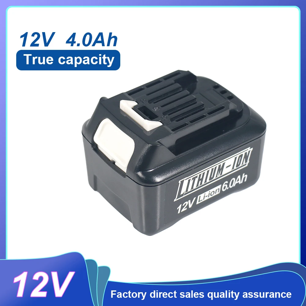 

Batterie de rechange pour Makita, 12V4Ah 4000mAh，outils de perceuse sans fil, BL1041B, BL1040B, BL1021B, BL1015, DF031D, TD110D