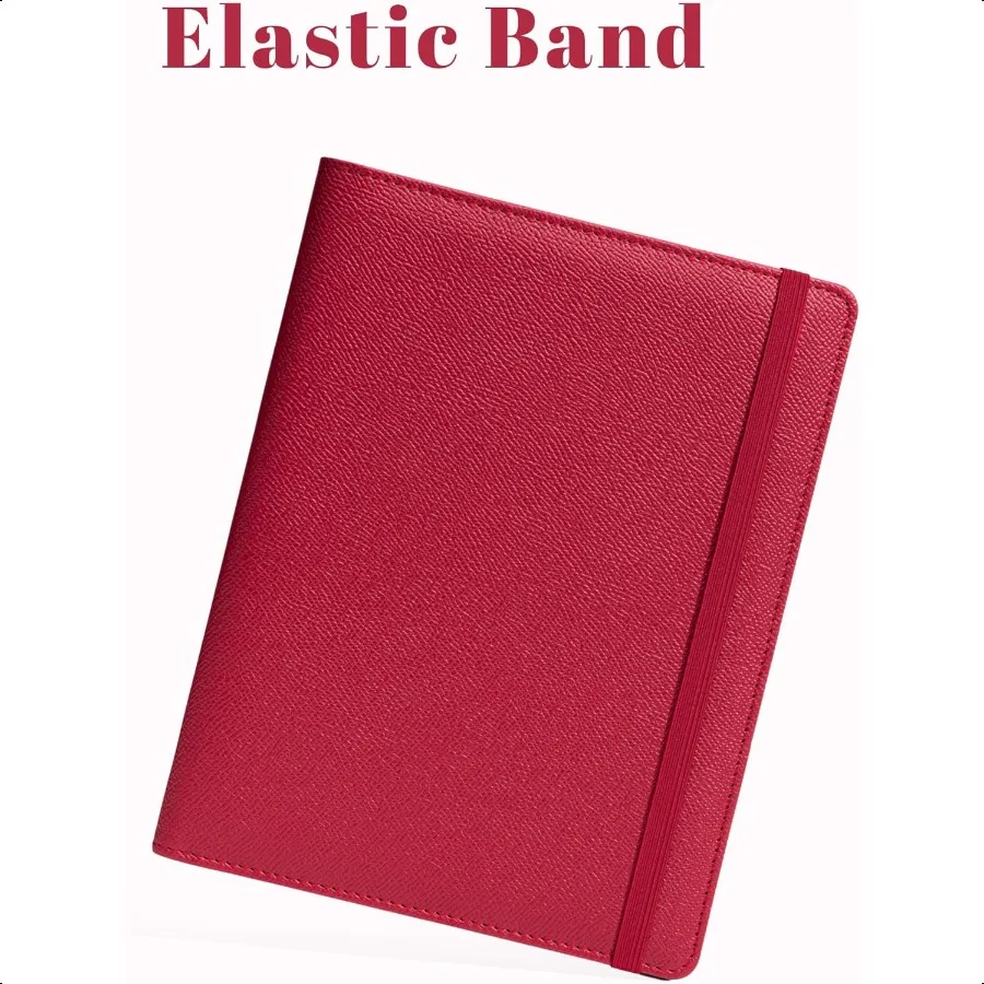 Cartella portafoglio Junior Padfolio Piccola portablocco A5 con coperchio per blocco note da 5'' x 8'' Supporto per blocco note legale per Bu