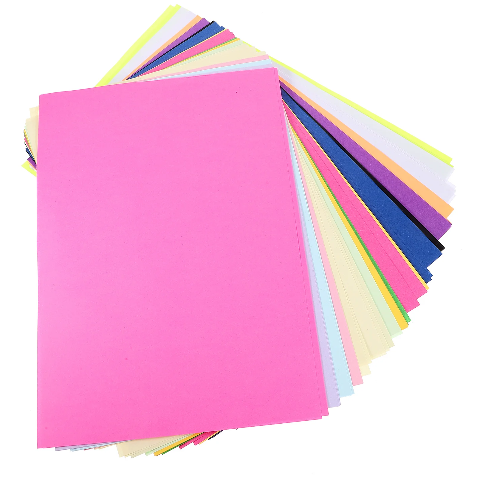 100 fogli di carta da stampa a colori cartoncino stampante A4 cartone vuoto fai da te scrittura multiuso bambino multifunzione