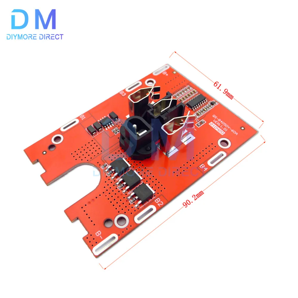 18650 Battery Power Bank Charge Protection Board BMS 5S 18V 21V 65A Li-ion Lithium For Screwdriver/Electric Tools