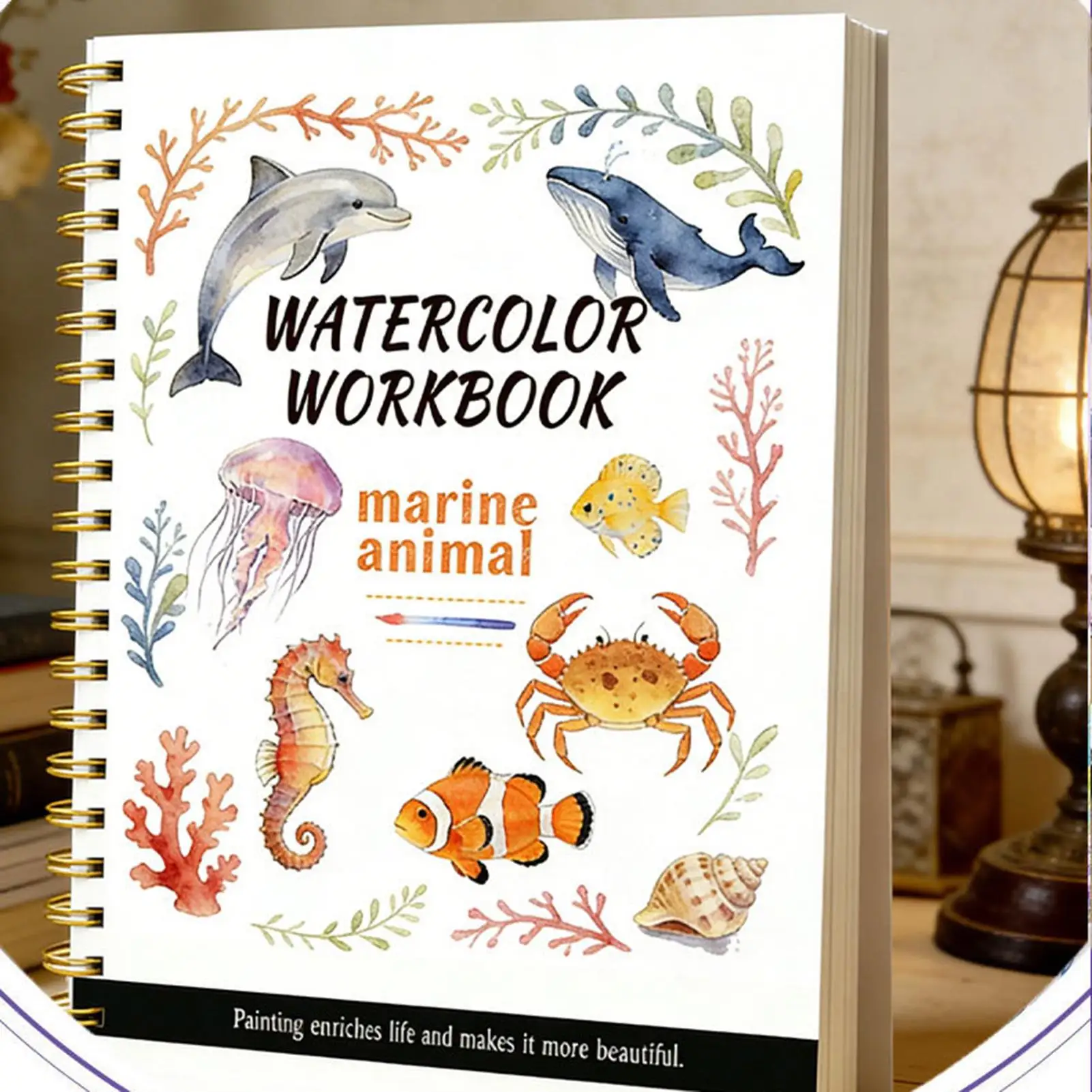 Water Coloring Book Educational Relief Funny Animal Water Color Book Painting Supplies For Beginner Boys Girls Adults School