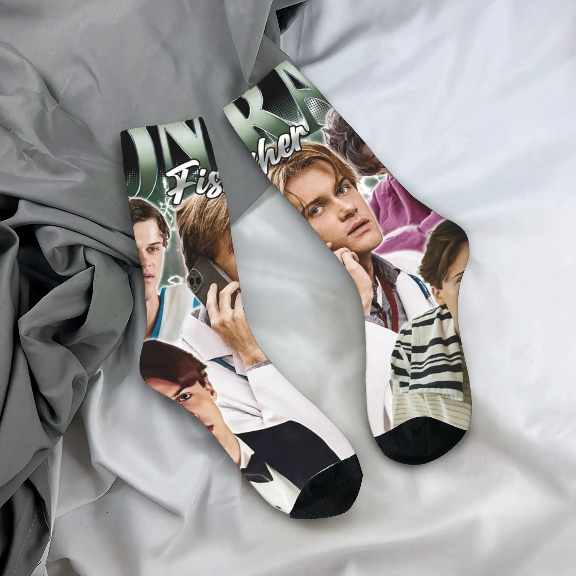 

Винтажные красивые чулки Conrad Fisher, забавные носки, мужские дышащие носки, зимние нескользящие носки для скалолазания, идея подарка