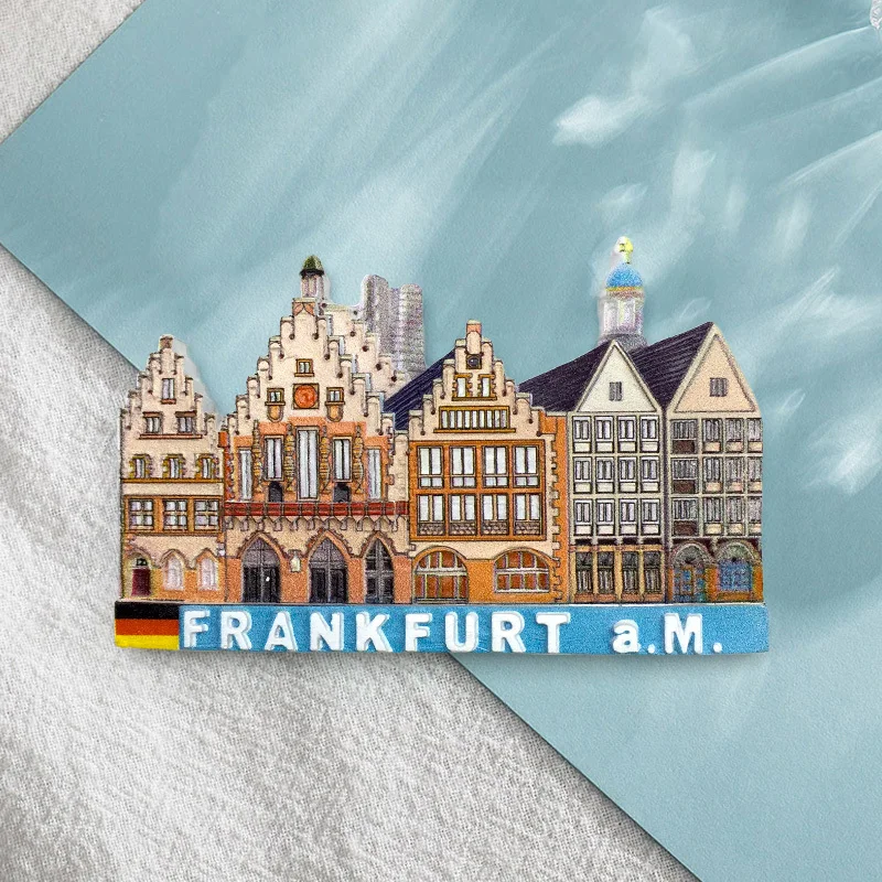

Germany Frankfurt Römische Räcke Fridge Magnet Tourist Souvenir3dCreative Decorative Crafts
