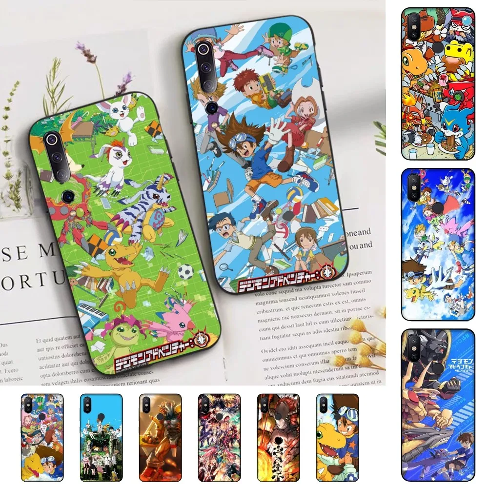 Digimon Phone Case For Xiaomi Mi 5X 8 9 10 11 12 lite pro 10T PocoX3pro PocoM3 Note 10 pro lite