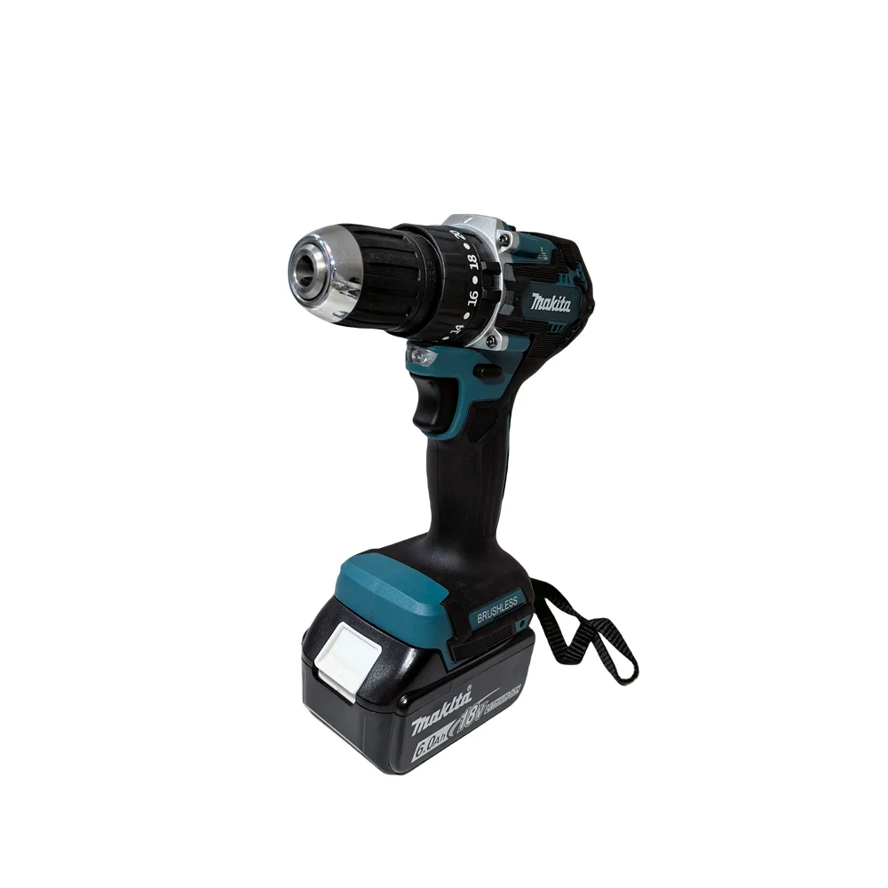 

Makita DHP487 10mm Screwdriver cordless Brushless Electric Drill Impact Drill Of Decoration Team Power Tools 18V Battery