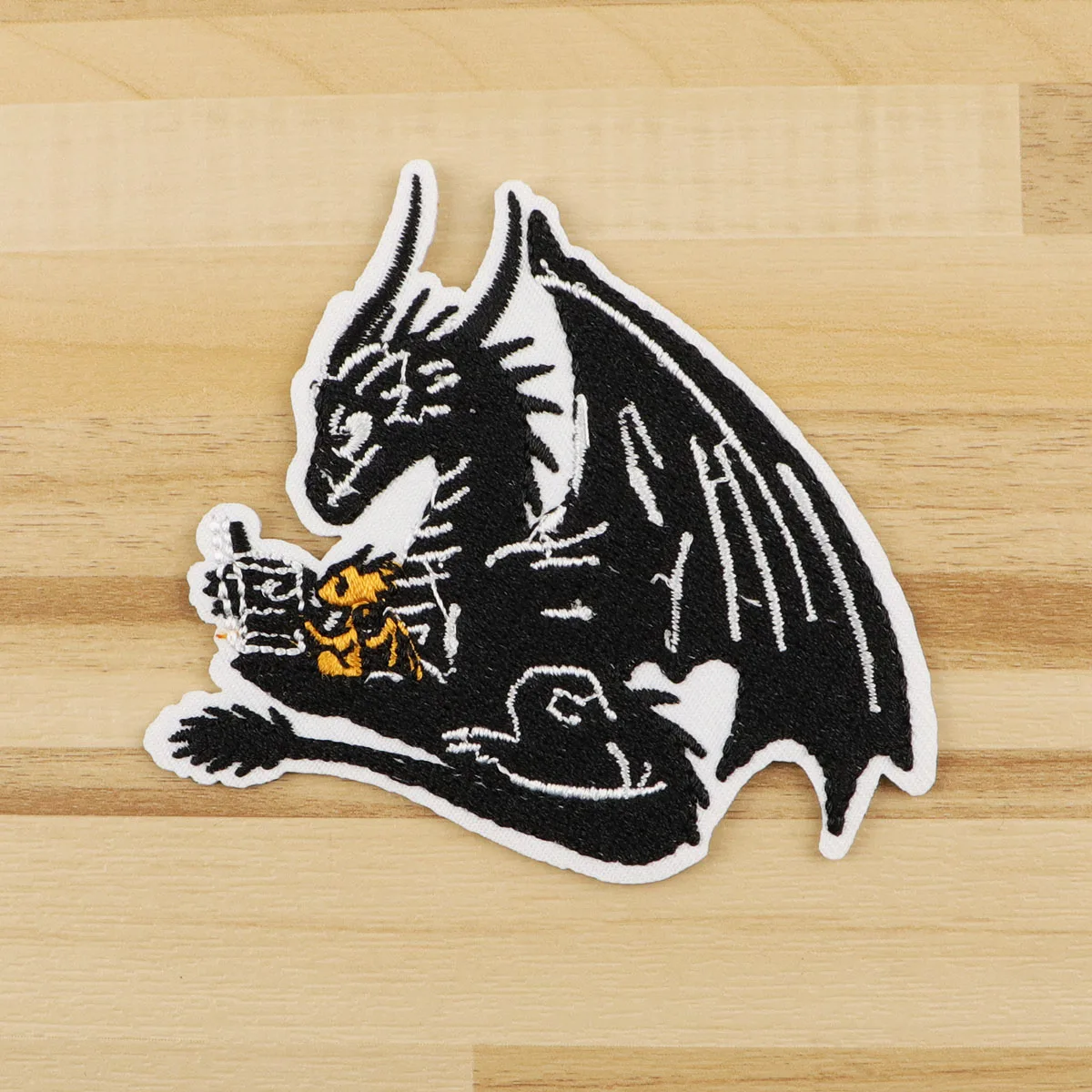 Patch de broderie de dinosaure, dessin animé, fer sur patchs pour vêtements, patchs thermoadhésifs pour vestes, couture, accessoires autocollants faciles à poser