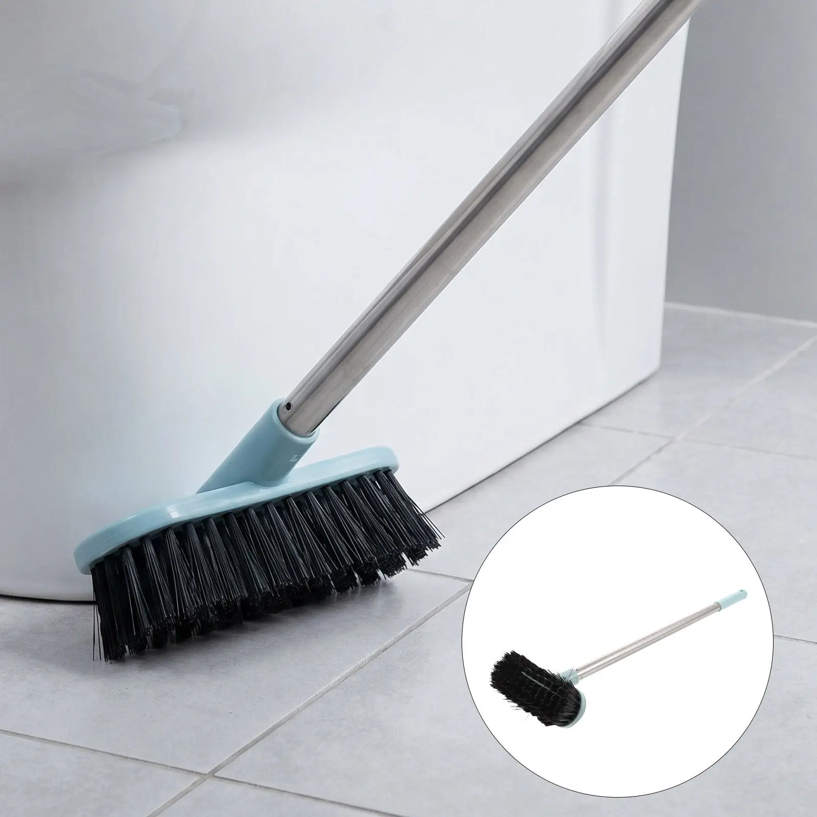 Deck Hard Bristle Scrub Garage Wall Brush Cleaning Scrubber Bathroom Grout Joint Bathtub Tile Tool Surface Cleaner Stain