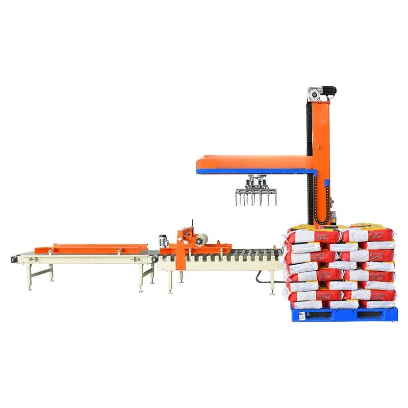 

Stacker Material Handling Food and Beverage Packaging Automatic Column Intelligent Rotary Palletizer