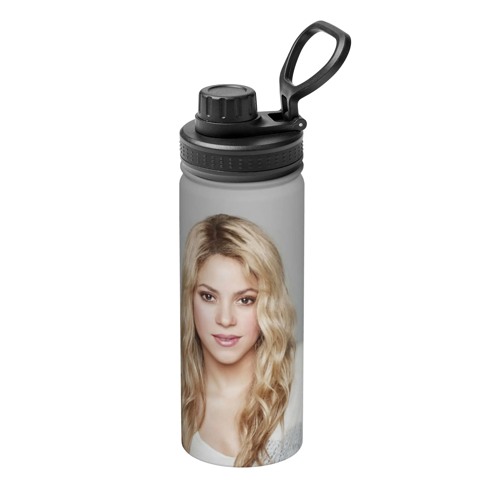 Singer S-Shakira 18OZ Sports Insulated Kettle  Thermal Cup Stainless Steel Double Wall Mug Water Bottle
