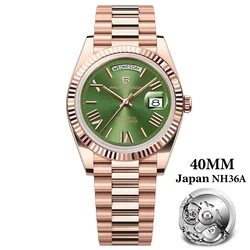 2024 New PAGANI DESIGN Rose Gold DD40 Luxury Automatic Mechanical Watch For Men Japan NH36A Sapphire crystal Stainless steel