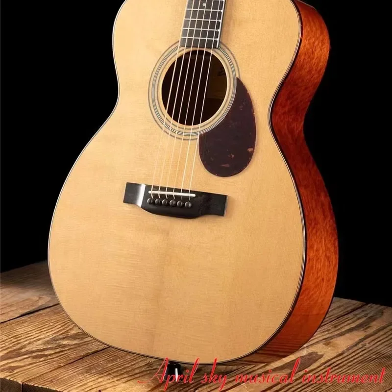 Eastman E6OM-TC Épicéa MahNestAdvanced Full Single son acoustique original salariés