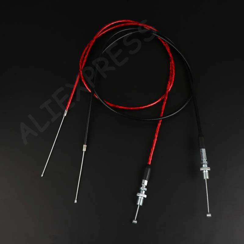 [G]New 1Pcs Motorcycle Modification Accessories 1190mm Straight Head Motorcycle Gas Throttle Cable Motocross Universal