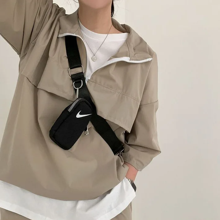 Terno de manga comprida e shorts feminino, conjunto de duas peças, roupa de treino de gola alta, estilo coreano, roupas casuais, verão