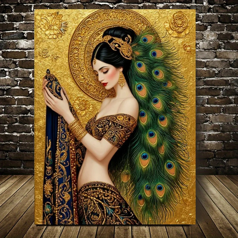 2D Metallschild, K-Style Frau Metallwandkunst für Heimdekoration
