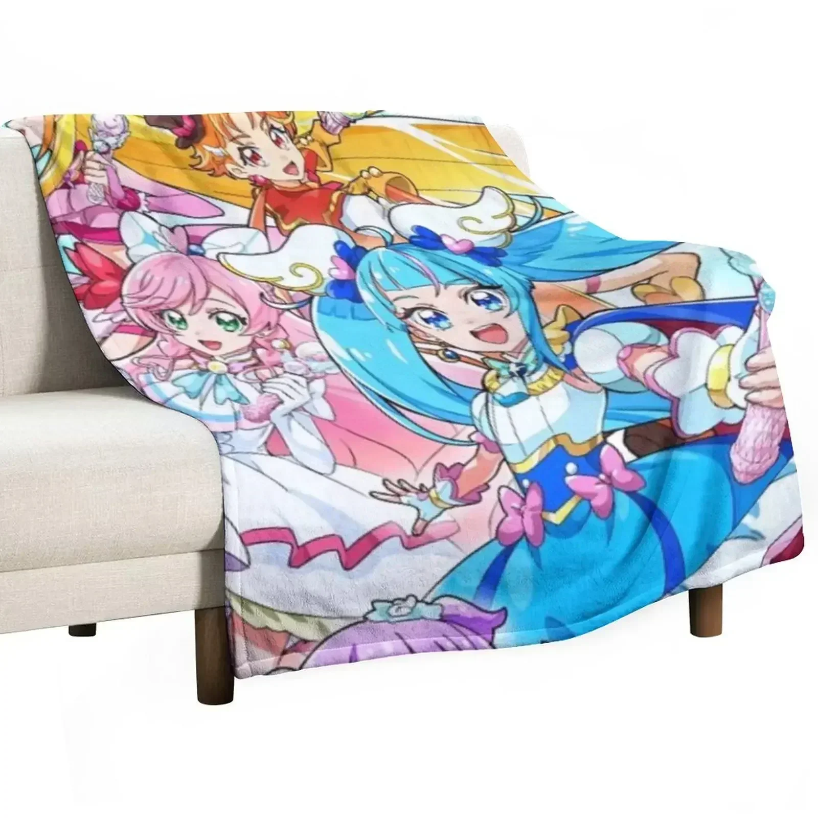 Hirogaru Sky Precure - All in One Throw Blanket Sofa Vintage Blankets