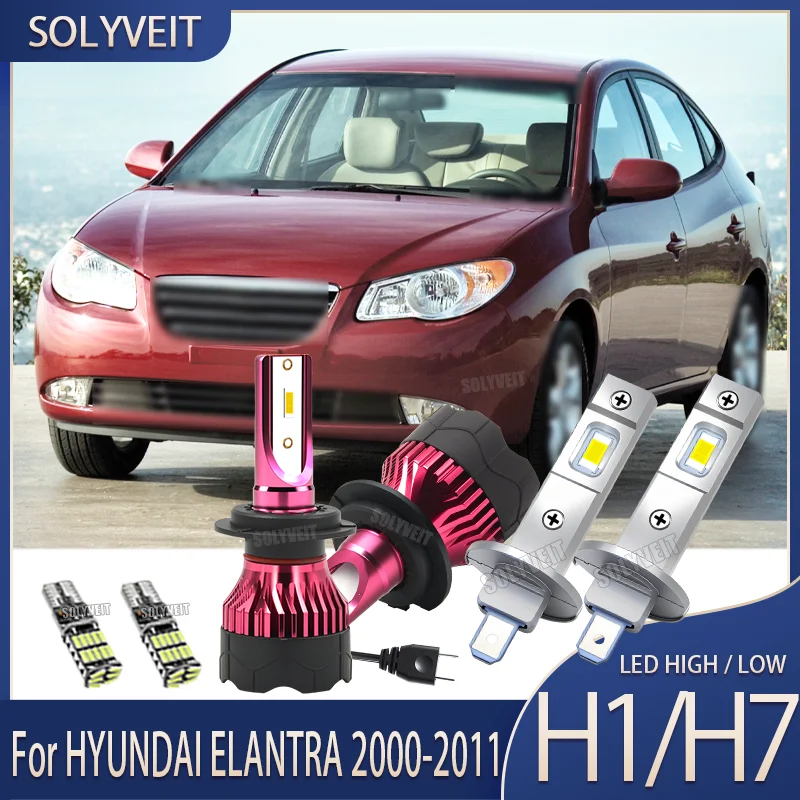 

Performance That Doesn't Fade Over Time LED H1/H7 High Low Beam For HYUNDAI ELANTRA 2000 2001 2002 2003 2004 2005 2006 2007-2011