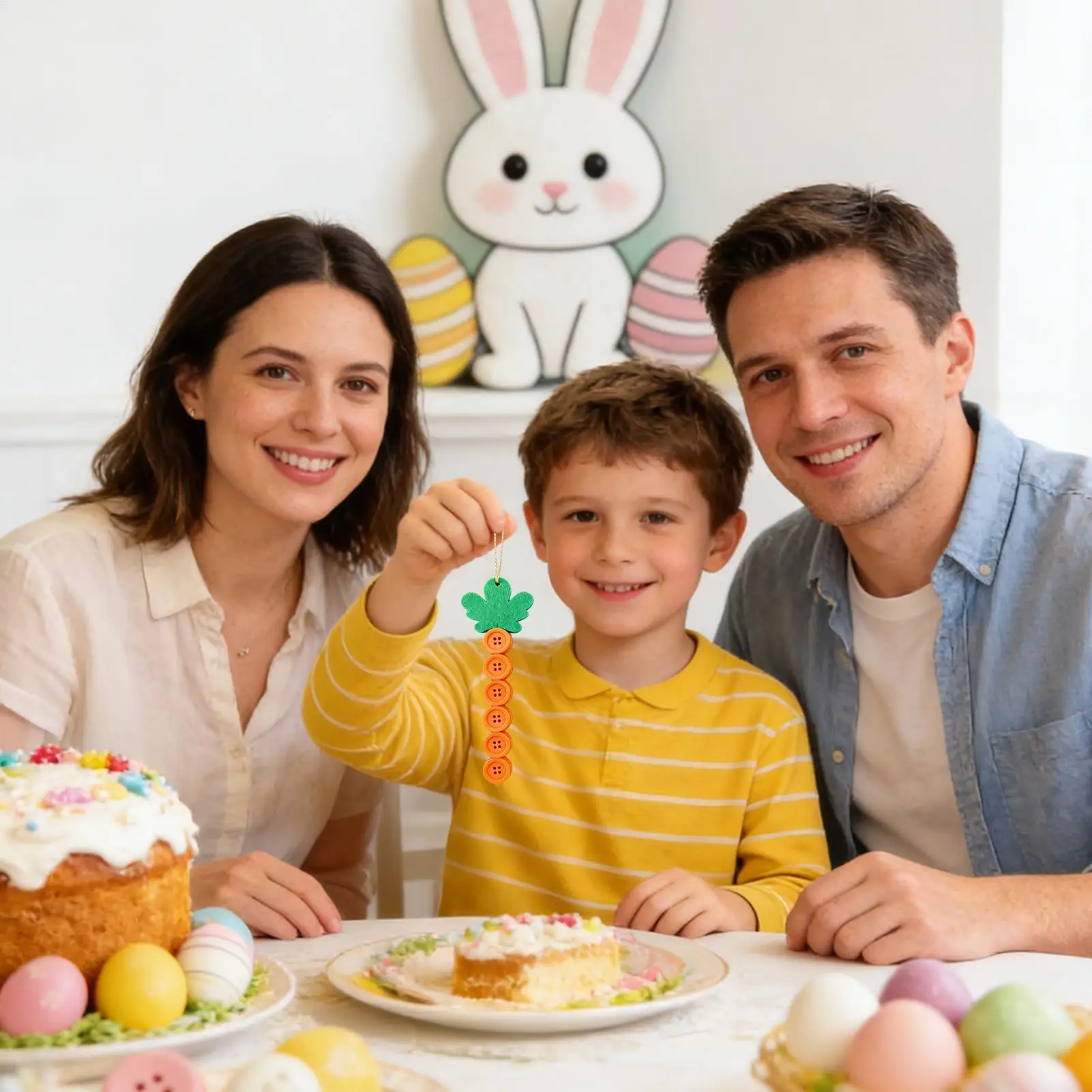 Knop Ambachten Paashaas Grappig Home Decor Vakantie Wortel Ambachtelijke Knoppen Kit Voor Volwassenen Kinderen Woonkamer Slaapkamer Muur Deur