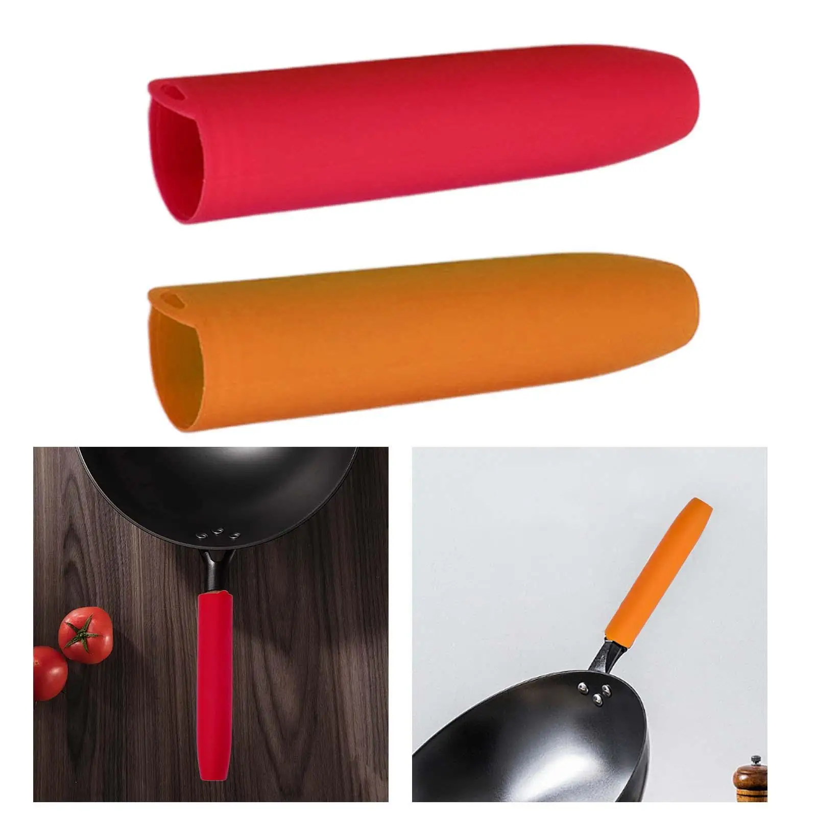 Funda para MANGO de olla resistente al calor, antideslizante, fácil de instalar, Gadget de cocina, cubierta protectora para el hogar, restaurante, sartén de cocina