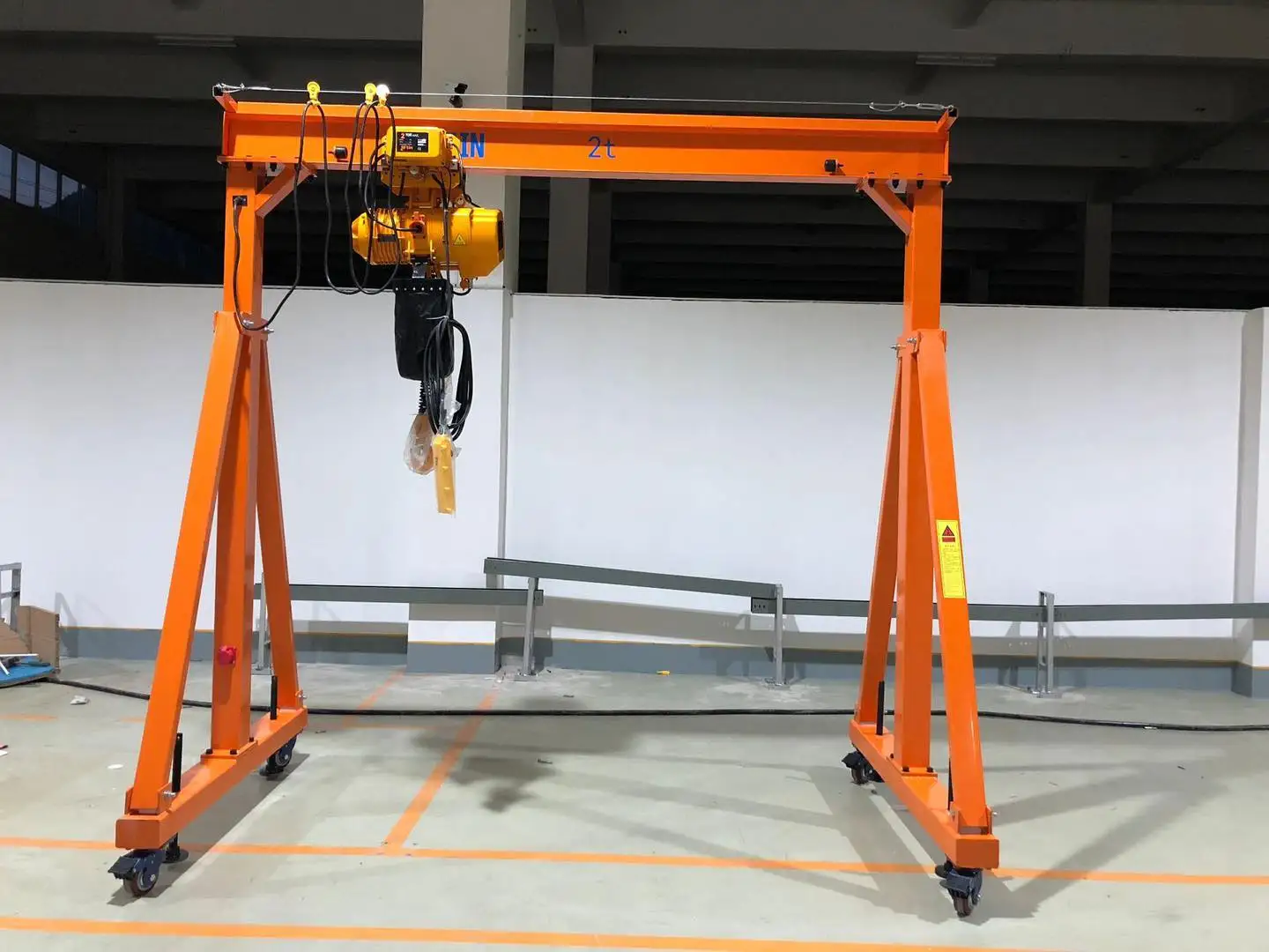 For Chinese supplier 1 2 3 5 10 15 20 ton workshop portal gantry crane / 5000kg mini small electric mobile hoist gantry crane