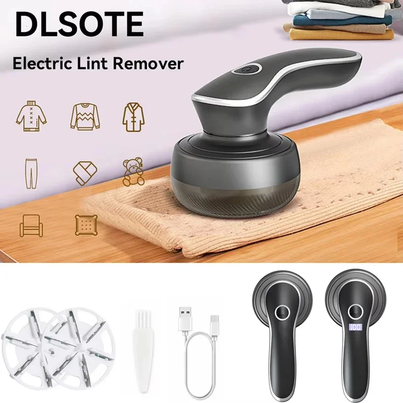 Xiaomi elétrico display digital removedor de pêlos recarregável tecido barbeador para roupas fluff bola cabelo portátil removedor de pêlos