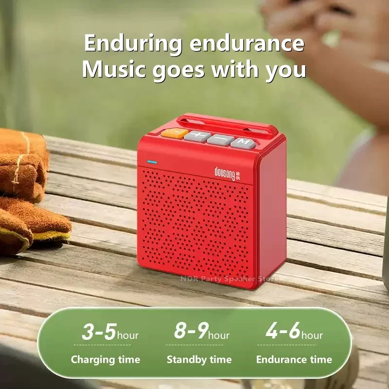 Portable Wireless Blue Tooth Speaker Outdoor Mini Home Speakers Insert Card Player Heavy Subwoofer TWS Dual Stereo Sound Box