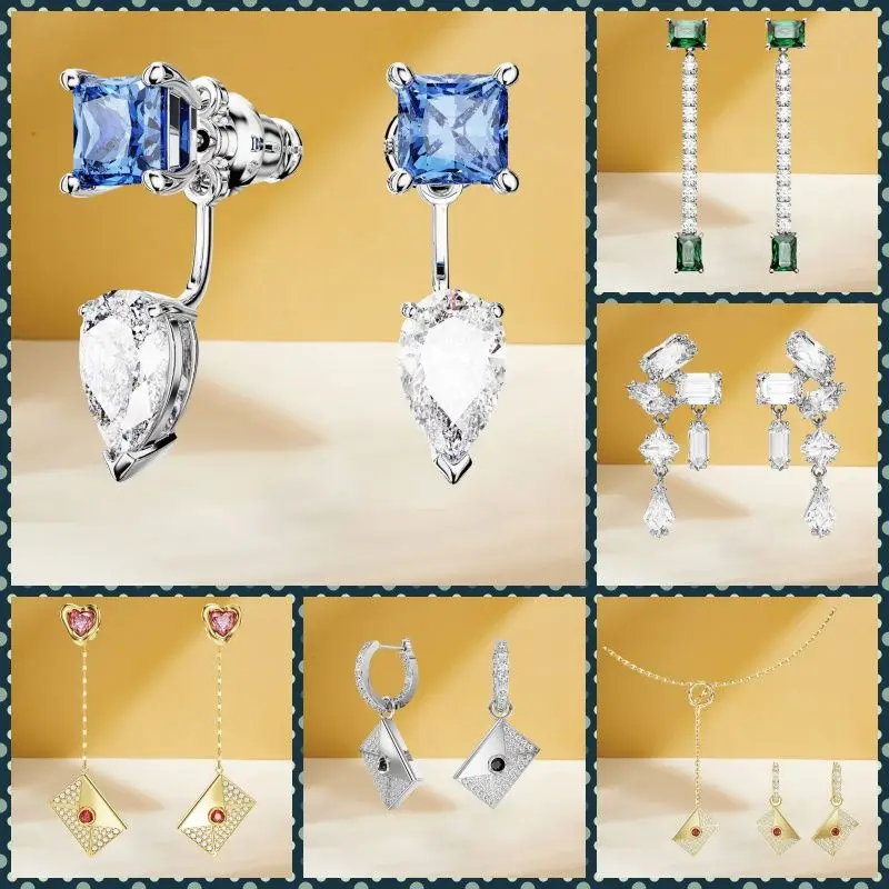 

2025 Edgy Fashion Luxe Coruscate Women's Nightclub Outing Earrings Bold Attention-Grabber Wild Side