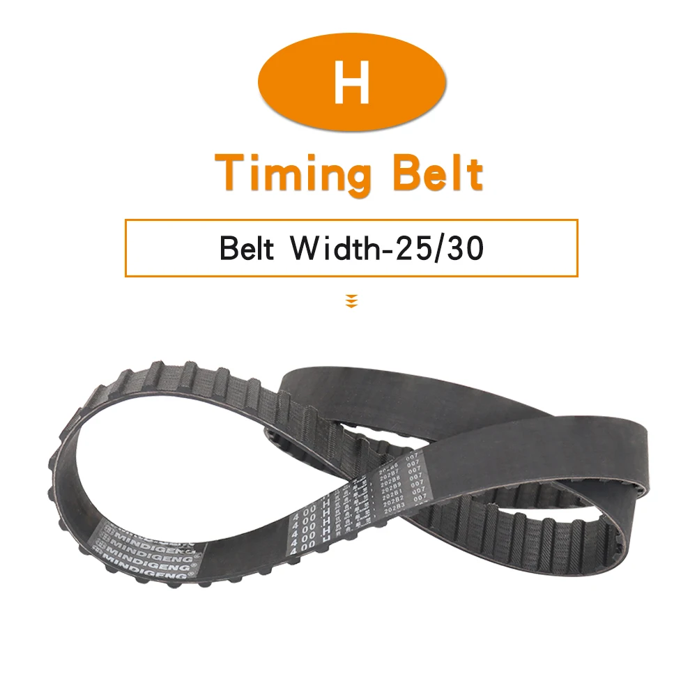 Timing Belt 400H/405H/410H/415H/420H/425H/430H/435H/440H/445H/450H Teeth Pitch 12.7 mm Closed Loop Rubber Belt Width 25/30 mm